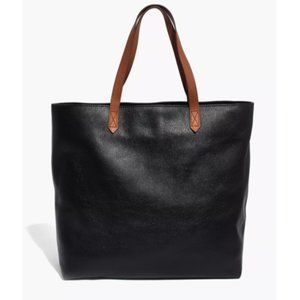 Madewell Transport Tote - Genuine Leather (Black)
